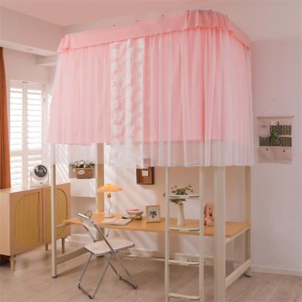 91家纺网 家纺一手货源 找家纺 （总）飞轮海 U型双轨道床帘学生蚊帐上下铺通用XD-1