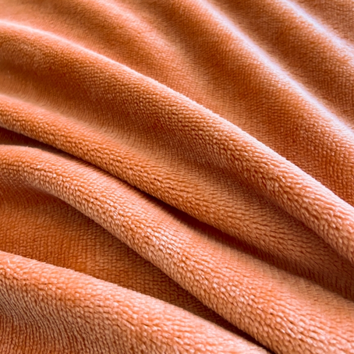 91家纺网 家纺一手货源 找家纺 人人爱 2025新款牛奶绒兔兔绒纯色双拼四件套 橙+深灰