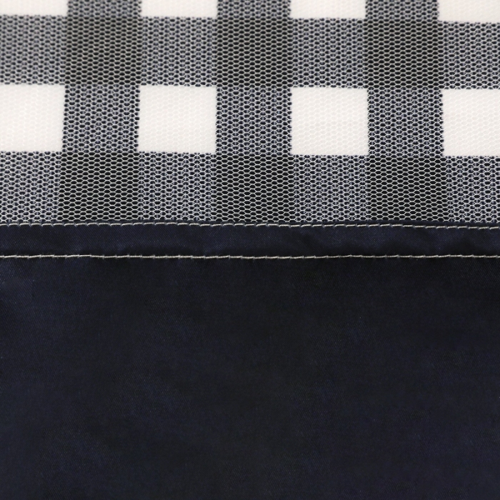 91家纺网 家纺一手货源 找家纺 梦尔佳蚊帐 2022新款卡通印花学生床帘蚊帐 爱心熊-藏青