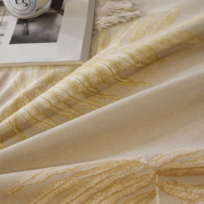 91家纺网 家纺一手货源 找家纺 棉生活  22新款铂金全棉磨毛系列（AB版设计） 丛草集-玉