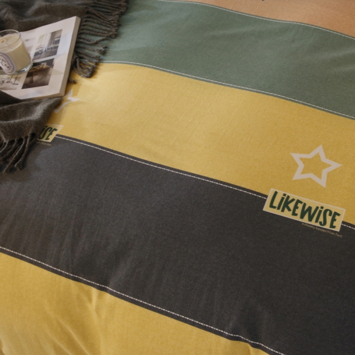 91家纺网 家纺一手货源 找家纺 棉生活  22新款铂金全棉磨毛系列（AB版设计） 达菲星光