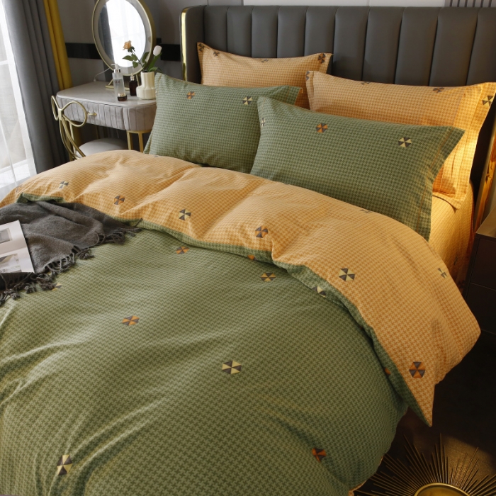 91家纺网 家纺一手货源 找家纺 棉生活  2022新款铂金全棉磨毛系列（AB版设计） 悸动