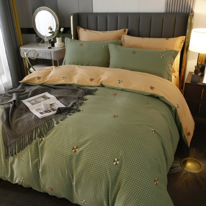 91家纺网 家纺一手货源 找家纺 棉生活  2022新款铂金全棉磨毛系列（AB版设计） 悸动