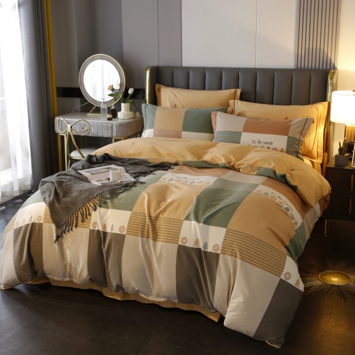 91家纺网 家纺一手货源 找家纺 棉生活  2022新款铂金全棉磨毛系列（AB版设计） 简派