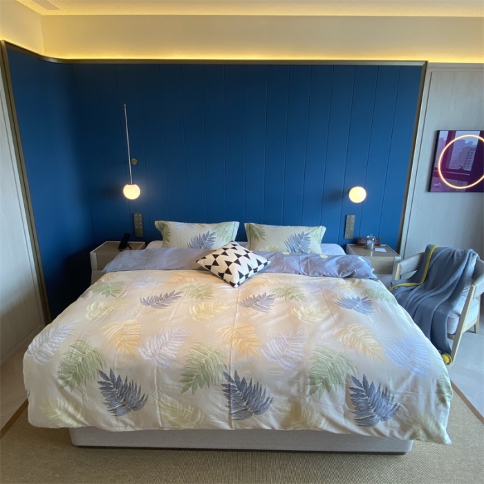 91家纺网 家纺一手货源 找家纺 2022新款铂金全棉磨毛系列四件套-实拍图（AB版设计） 丛草集-玉