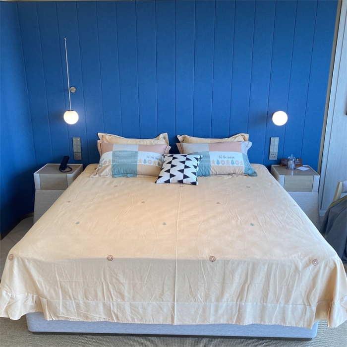 91家纺网 家纺一手货源 找家纺 2022新款铂金全棉磨毛系列四件套-实拍图（AB版设计） 简派