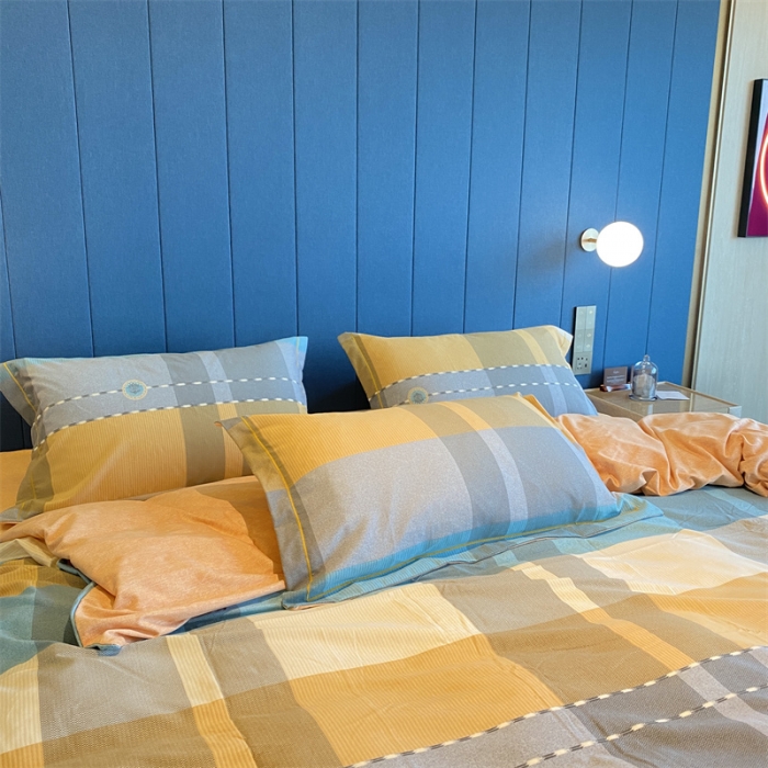 91家纺网 家纺一手货源 找家纺 2022新款铂金全棉磨毛系列四件套-实拍图（AB版设计） 时代兰