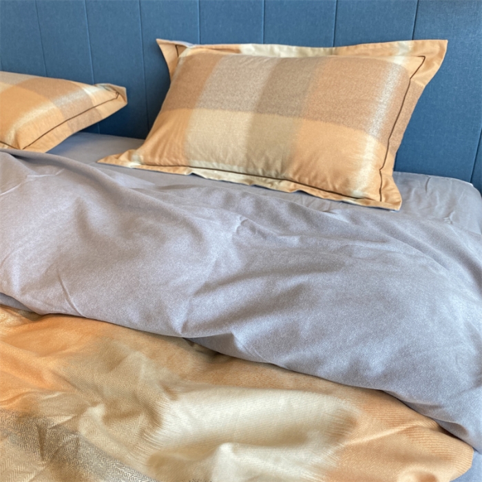 91家纺网 家纺一手货源 找家纺 2022新款铂金全棉磨毛系列四件套-实拍图（AB版设计） 苏芳