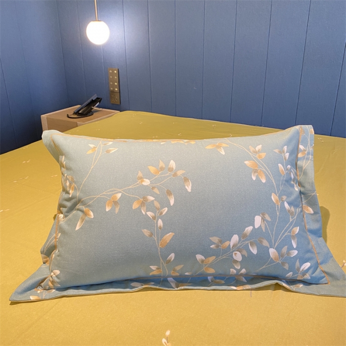 91家纺网 家纺一手货源 找家纺 2022新款铂金全棉磨毛系列四件套-实拍图（AB版设计） 仙草