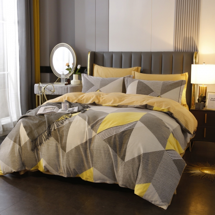 91家纺网 家纺一手货源 找家纺 棉生活  2022新款铂金全棉磨毛系列（AB版设计） 菱琅