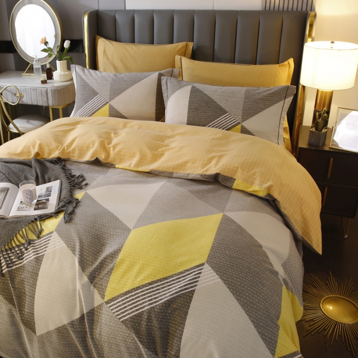 91家纺网 家纺一手货源 找家纺 棉生活  2022新款铂金全棉磨毛系列（AB版设计） 菱琅