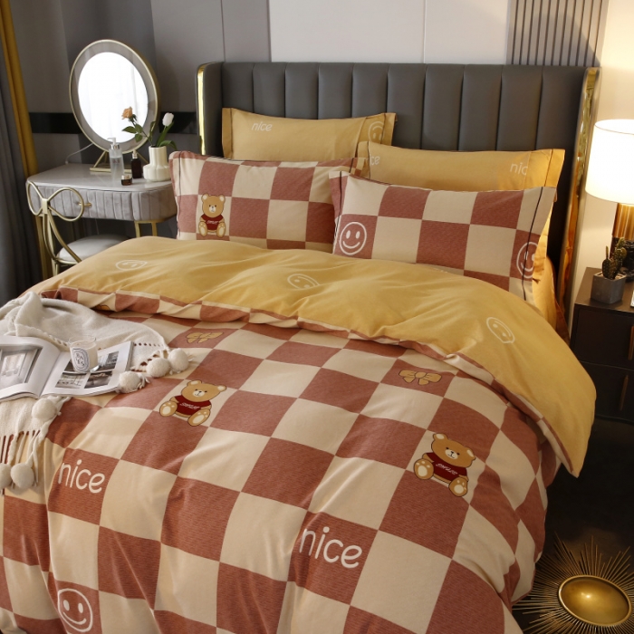 91家纺网 家纺一手货源 找家纺 棉生活  22新款铂金全棉磨毛系列（AB版设计） 美丽心情