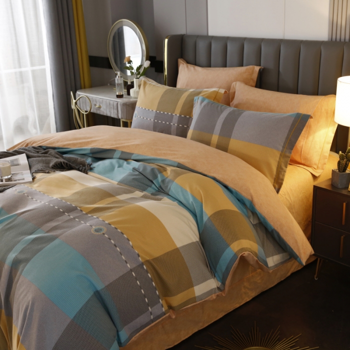 91家纺网 家纺一手货源 找家纺 棉生活  2022新款铂金全棉磨毛系列（AB版设计） 时代兰