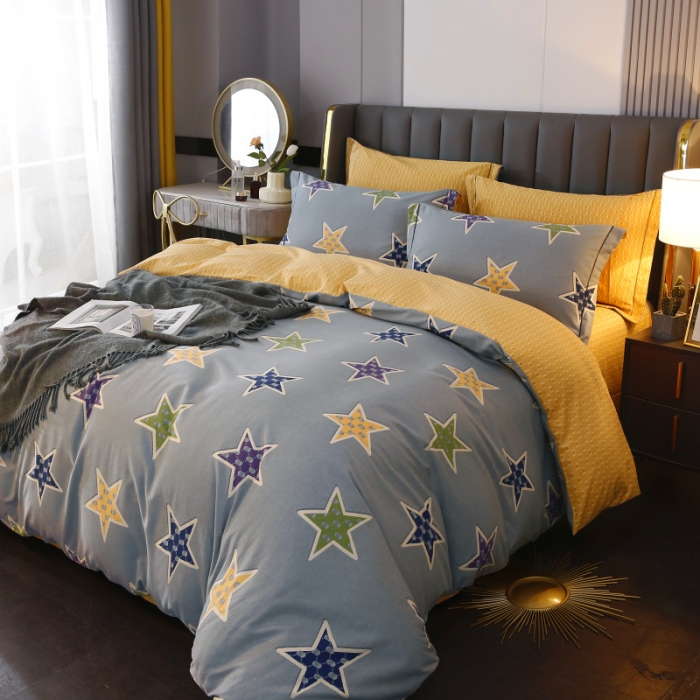 91家纺网 家纺一手货源 找家纺 棉生活  22新款铂金全棉磨毛系列（AB版设计） 守望星空