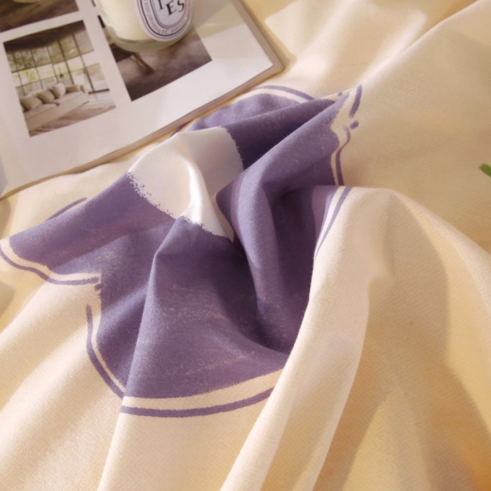 91家纺网 家纺一手货源 找家纺 棉生活  22新款铂金全棉磨毛系列（AB版设计） 向阳花开