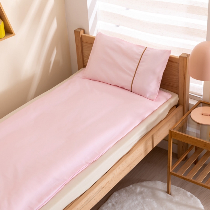 91家纺网 家纺一手货源 找家纺 (总)喜多兔 2022新60s长绒棉纯棉幼儿园三件套-小微笑