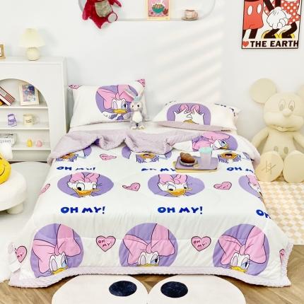 91家纺网 家纺一手货源 找家纺 星期八 2022新款迪士尼豆豆被 黛西