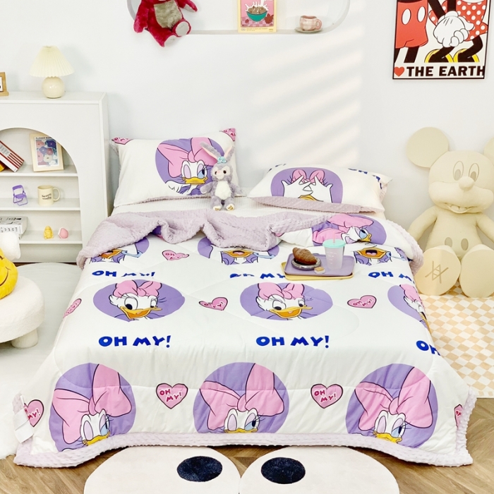 91家纺网 家纺一手货源 找家纺 星期八 2022新款迪士尼豆豆被 黛西