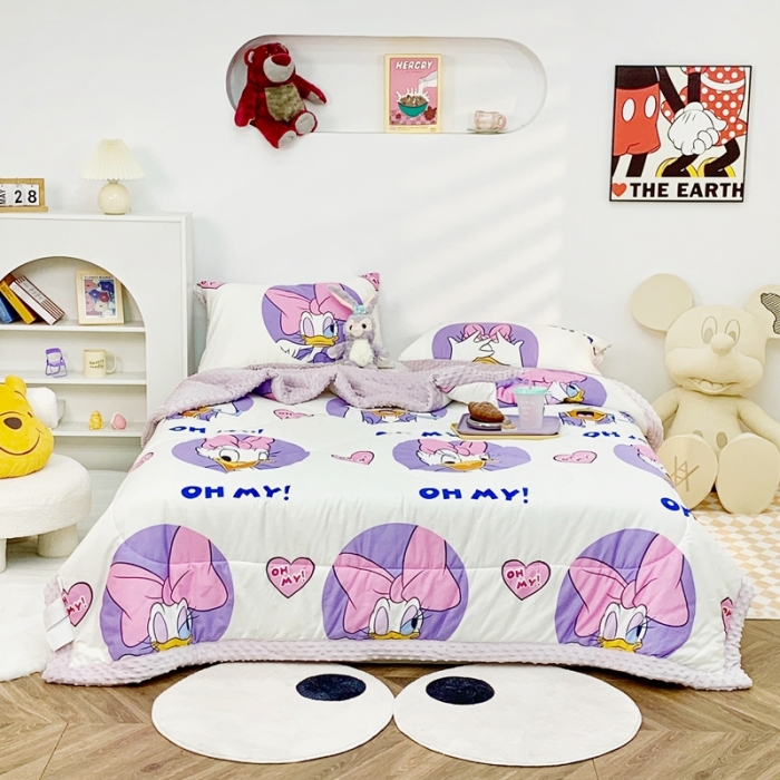 91家纺网 家纺一手货源 找家纺 星期八 2022新款迪士尼豆豆被 黛西