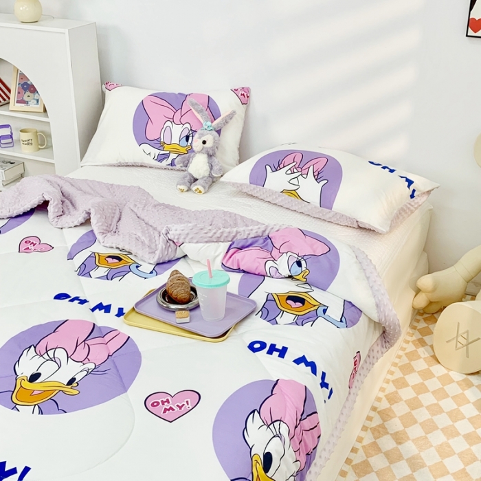 91家纺网 家纺一手货源 找家纺 星期八 2022新款迪士尼豆豆被 黛西