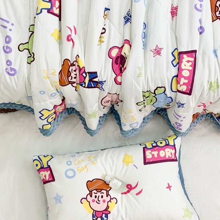 91家纺网 家纺一手货源 找家纺 星期八 2022新款迪士尼豆豆被 胡迪