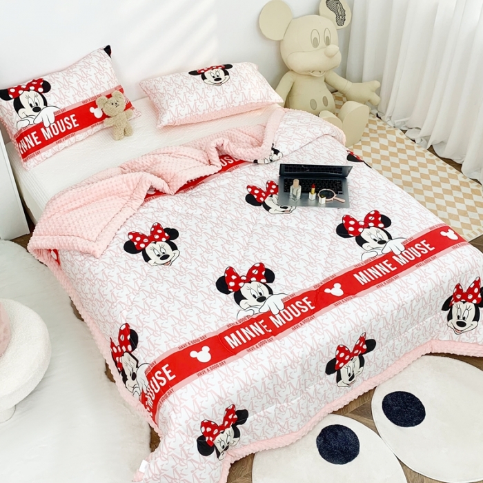 91家纺网 家纺一手货源 找家纺 星期八 2022新款迪士尼豆豆被 米妮