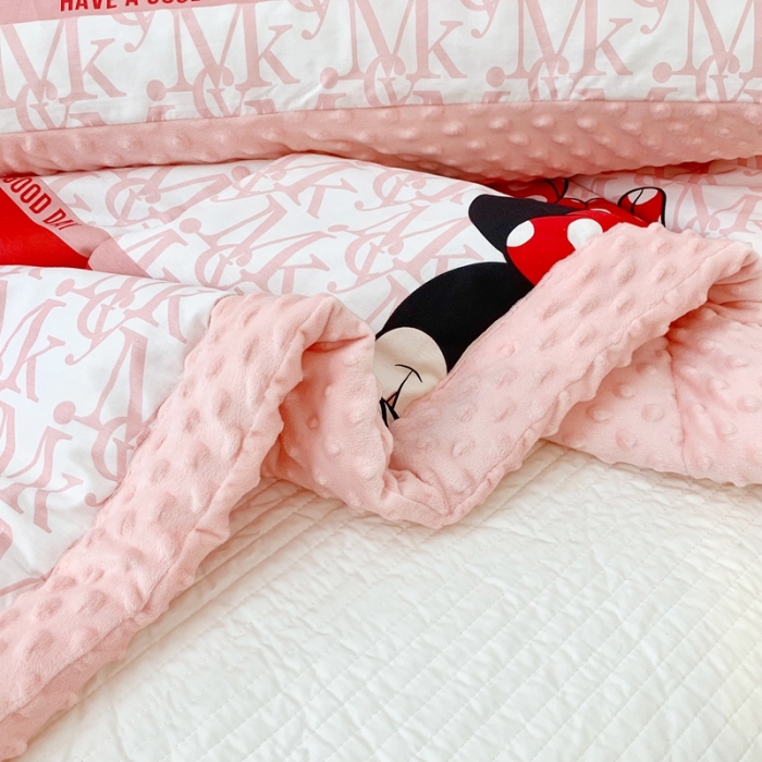 91家纺网 家纺一手货源 找家纺 星期八 2022新款迪士尼豆豆被 米妮