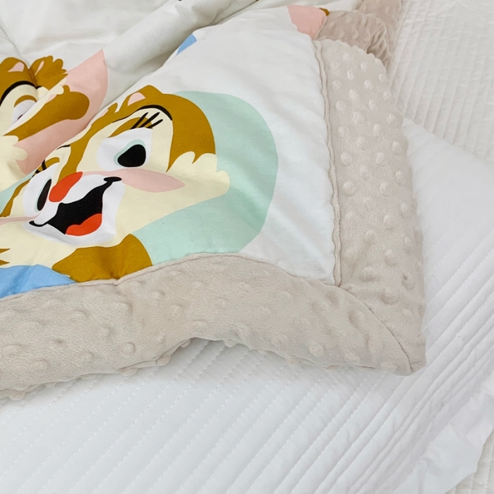 91家纺网 家纺一手货源 找家纺 星期八 2022新款迪士尼豆豆被 奇奇蒂蒂