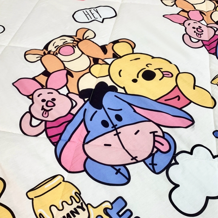 91家纺网 家纺一手货源 找家纺 星期八 2022新款迪士尼豆豆被 维尼家族