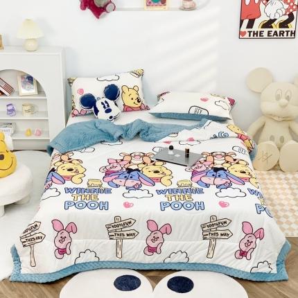 星期八 2022新款迪士尼豆豆被 维尼家族