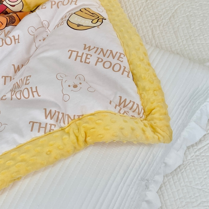 91家纺网 家纺一手货源 找家纺 星期八 2022新款迪士尼豆豆被 维尼跳跳虎