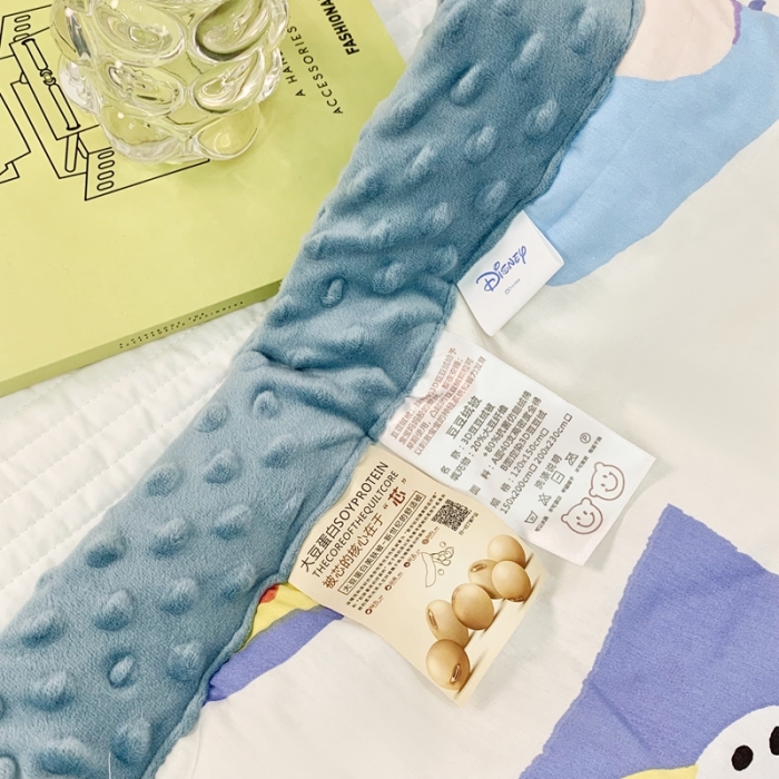 91家纺网 家纺一手货源 找家纺 星期八 2022新款迪士尼豆豆被 小恐龙