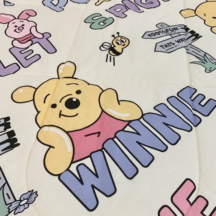 91家纺网 家纺一手货源 找家纺 星期八 2022新款迪士尼豆豆被 小熊维尼