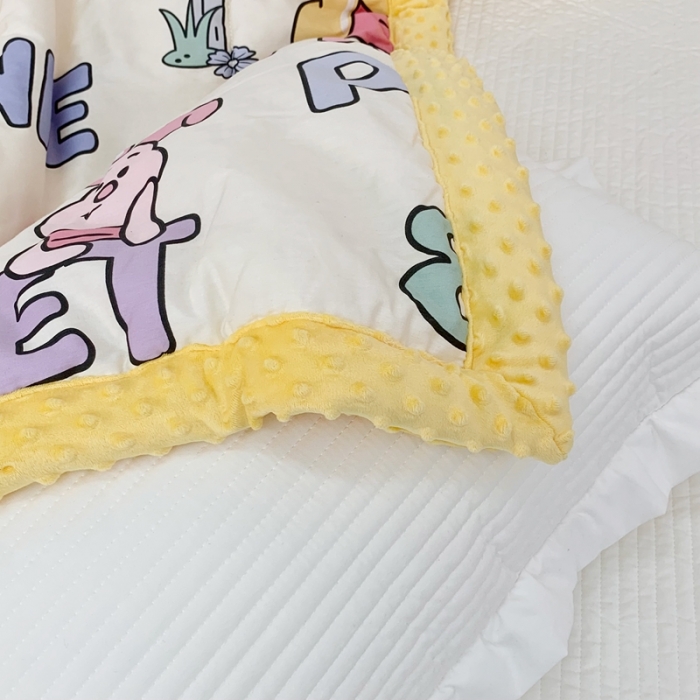 91家纺网 家纺一手货源 找家纺 星期八 2022新款迪士尼豆豆被 小熊维尼