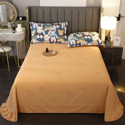 91家纺网 家纺一手货源 找家纺 （总）棉生活 2022年铂金全棉磨毛系列单品床单