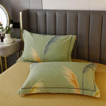 91家纺网 家纺一手货源 找家纺 （总）棉生活 2022年铂金全棉磨毛系列单品枕套一对