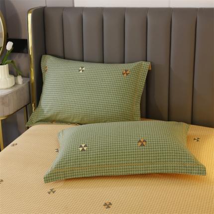 91家纺网 家纺一手货源 找家纺 （总）棉生活 2022年铂金全棉磨毛系列单品枕套一对