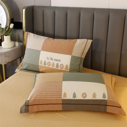 91家纺网 家纺一手货源 找家纺 （总）棉生活 2022年铂金全棉磨毛系列单品枕套一对