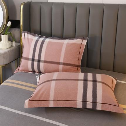 91家纺网 家纺一手货源 找家纺 （总）棉生活 2022年铂金全棉磨毛系列单品枕套一对