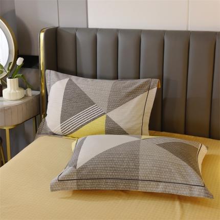 91家纺网 家纺一手货源 找家纺 （总）棉生活 2022年铂金全棉磨毛系列单品枕套一对