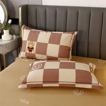 91家纺网 家纺一手货源 找家纺 （总）棉生活 2022年铂金全棉磨毛系列单品枕套一对