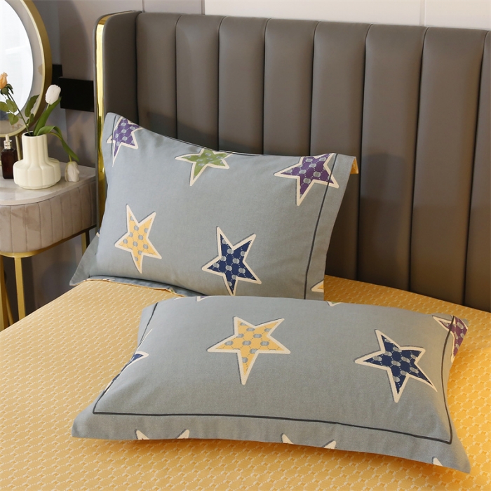 91家纺网 家纺一手货源 找家纺 （总）棉生活 2022年铂金全棉磨毛系列单品枕套一对