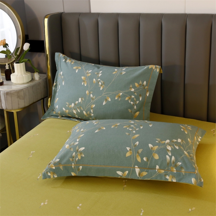 91家纺网 家纺一手货源 找家纺 （总）棉生活 2022年铂金全棉磨毛系列单品枕套一对