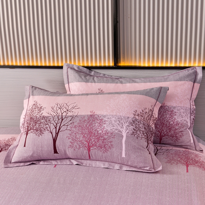 91家纺网 家纺一手货源 找家纺 润淳 2025全棉磨毛套件单品系列 加厚磨毛单床单 大雅之绣