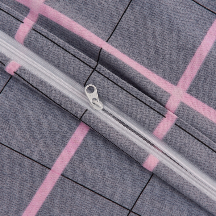 91家纺网 家纺一手货源 找家纺 润淳 2025全棉磨毛套件单品系列 加厚磨毛单床单格尚生活灰