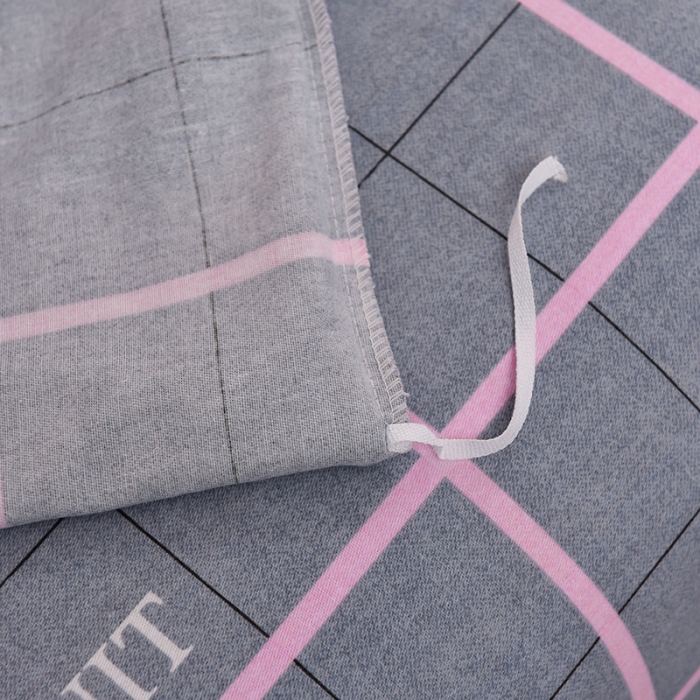 91家纺网 家纺一手货源 找家纺 润淳 2025全棉磨毛套件单品系列 加厚磨毛单床单格尚生活灰