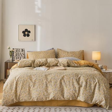 91家纺网 家纺一手货源 找家纺 （总）希文 2022新款40s加密全棉水洗棉印花四件套