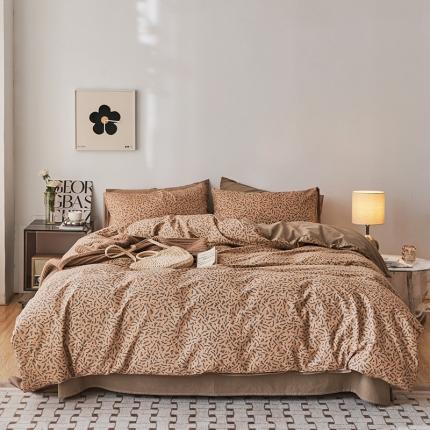 91家纺网 家纺一手货源 找家纺 （总）希文 2022新款40s加密全棉水洗棉印花四件套