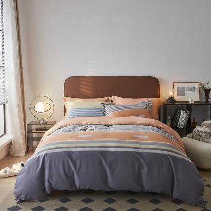 91家纺网 家纺一手货源 找家纺 （总）希文 2022秋冬新品全棉生态磨毛四件套 小号床笠款