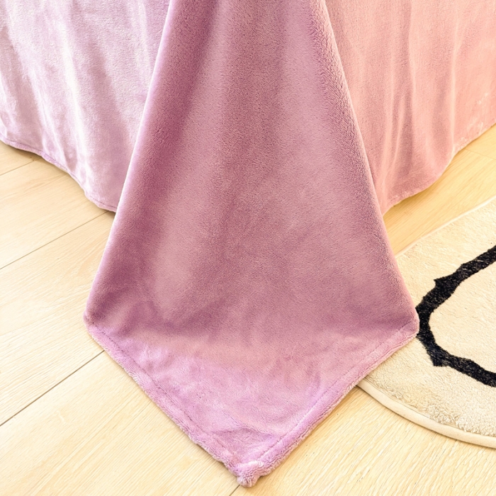 91家纺网 家纺一手货源 找家纺 金爱家 2023新款牛奶绒小清新四件套 快乐兔子